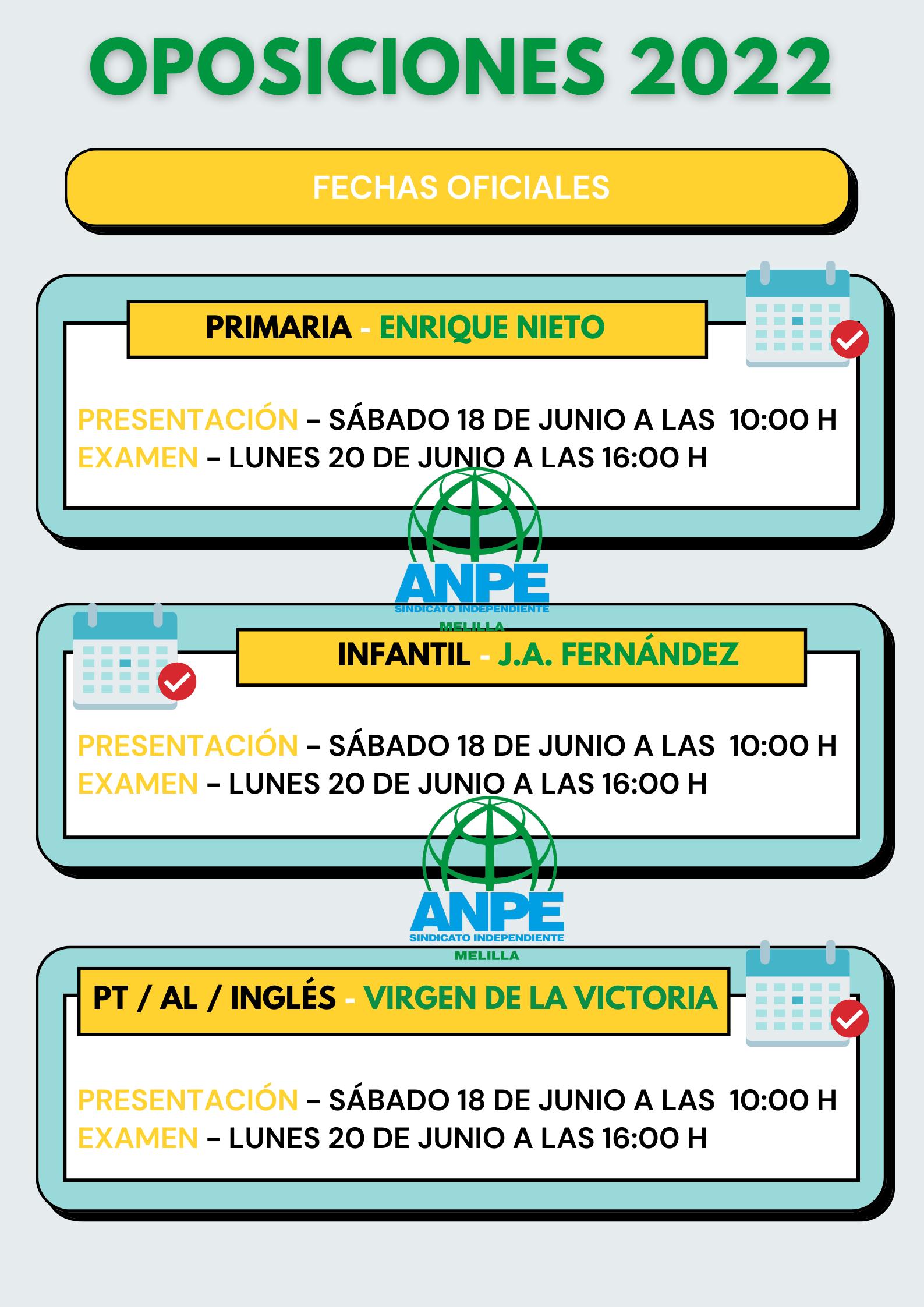 fechas-oposiciones-2022