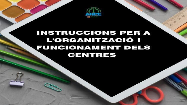 instruccions-per-a-l-organitzaciÓ-i-funcionament-