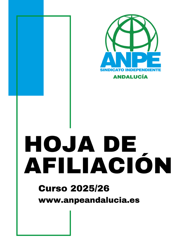 Hoja afiiación ANPE Andalucía