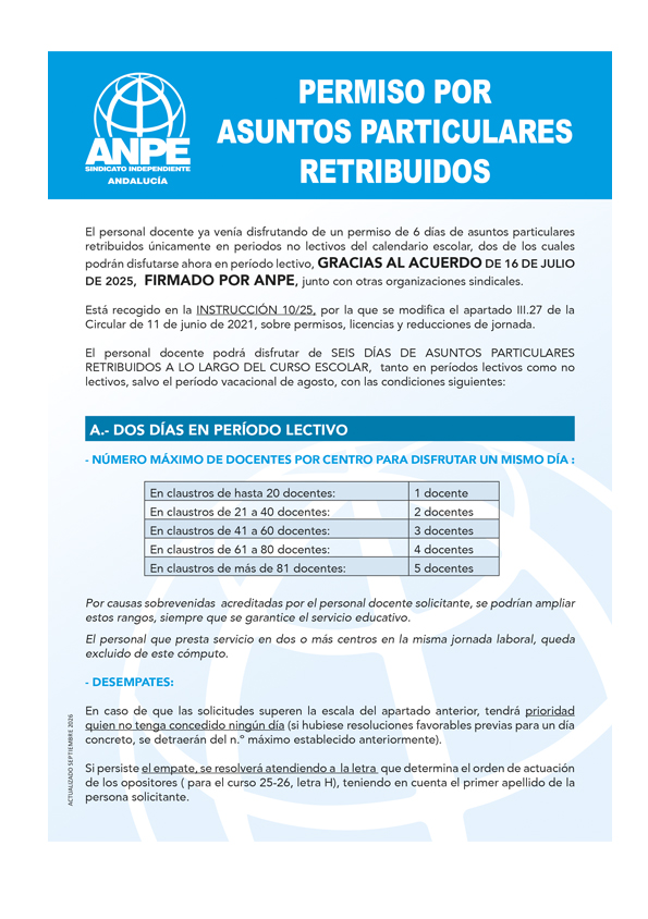 Permisos retribuidos