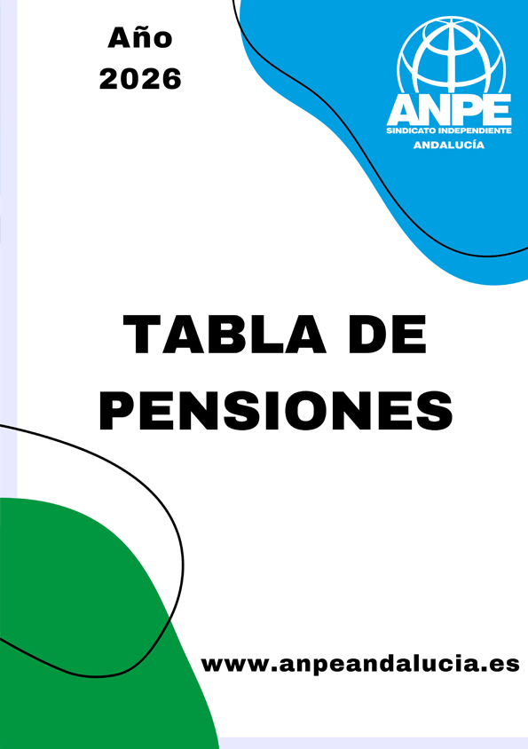 Tabla de pensiones