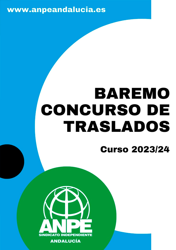 Baremo Concurso de Traslados 2023-2024