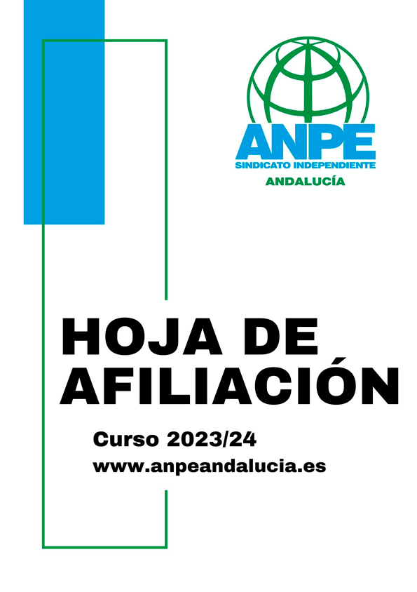 Hoja afiiación ANPE Andalucía