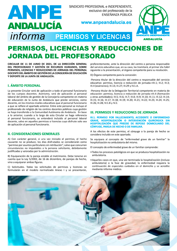 Permisos y licencias Andalucía